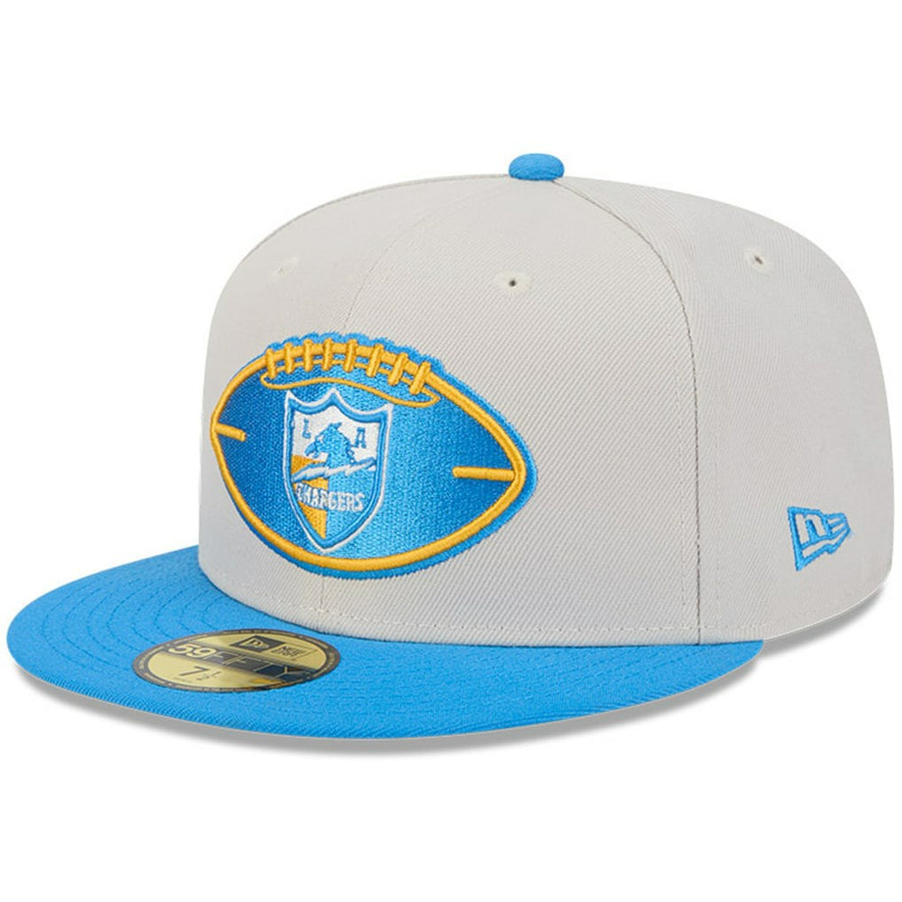 Los Angeles Chargers New Era 2024 Sideline Historic 59FIFTY Fitted Hat Stone/Powder Blue | NFL