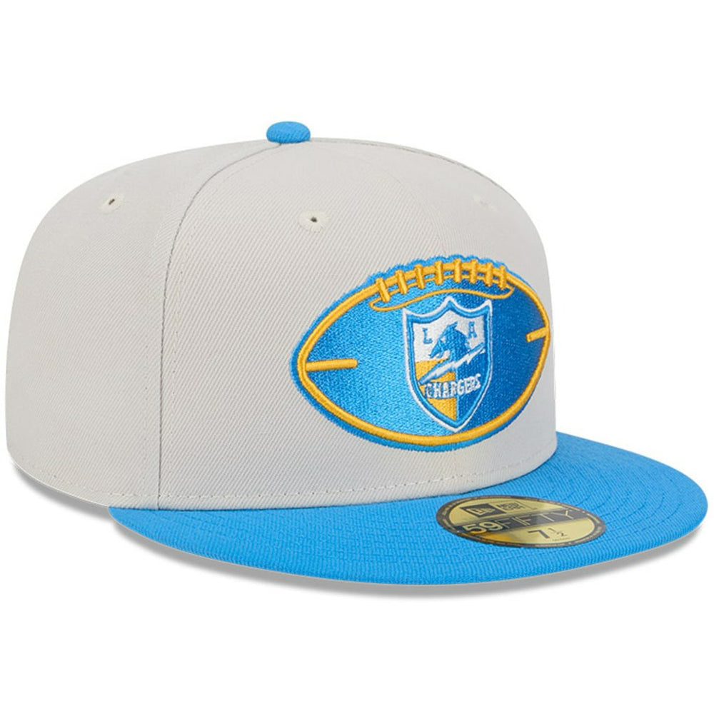 Los Angeles Chargers New Era 2024 Sideline Historic 59FIFTY Fitted Hat Stone/Powder Blue | NFL