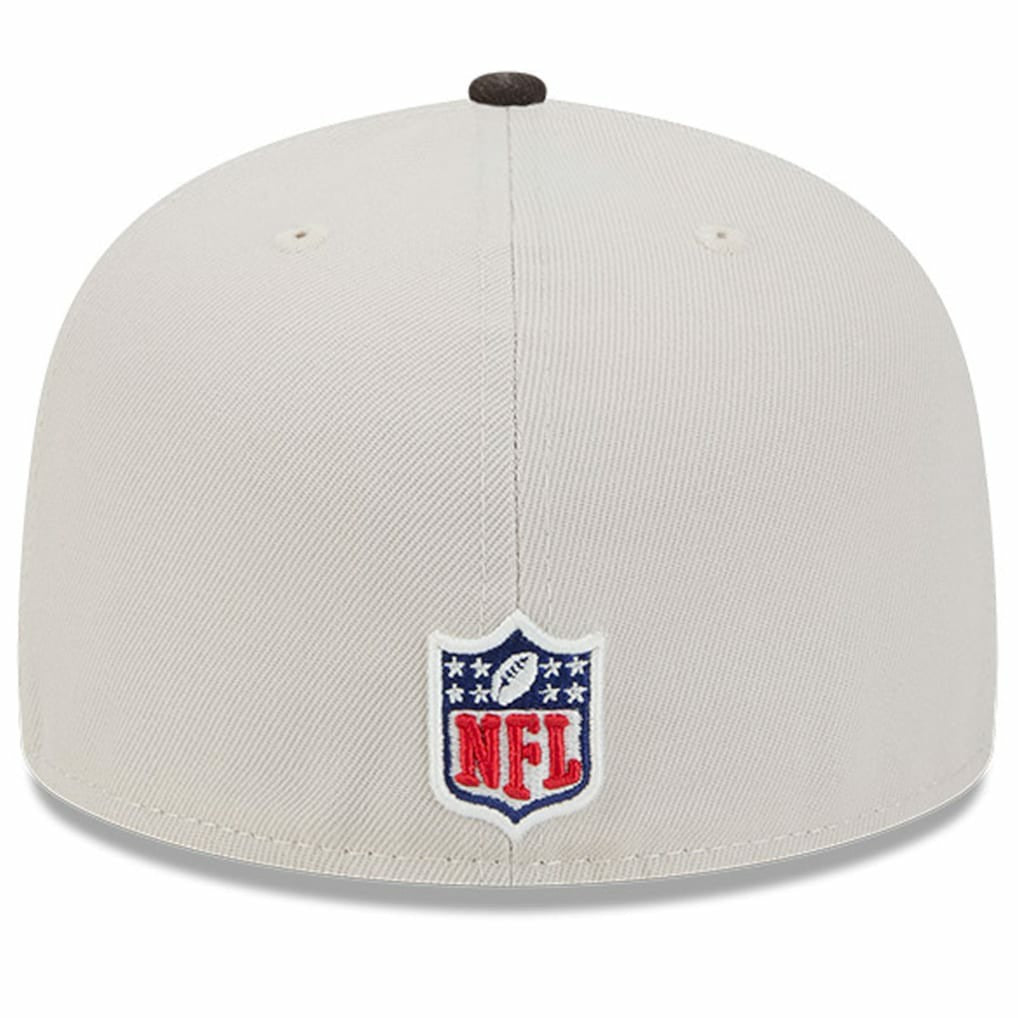 Cleveland Browns New Era 2024 Sideline Historic 59FIFTY Fitted Hat Stone/Brown | NFL
