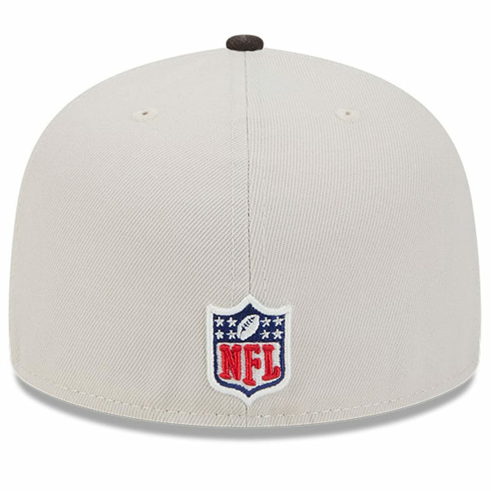 Cleveland Browns New Era 2024 Sideline Historic 59FIFTY Fitted Hat Stone/Brown | NFL