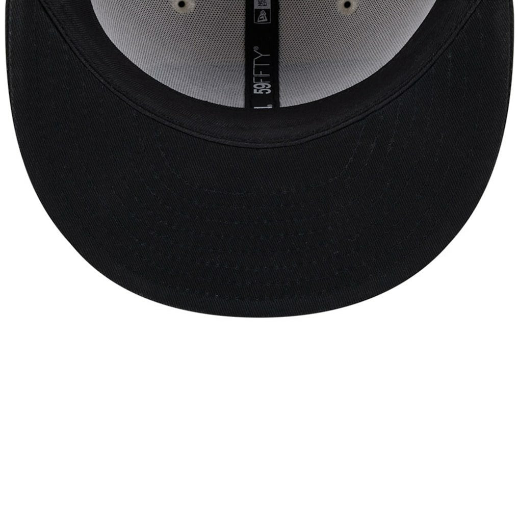 Philadelphia Eagles New Era 2024 Sideline Historic 59FIFTY Fitted Hat Stone/Black | NFL