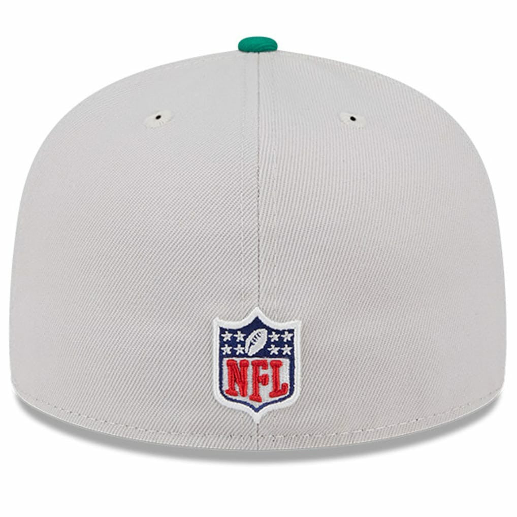 Philadelphia Eagles New Era 2024 Sideline Historic 59FIFTY Fitted Hat Stone/Kelly Green | NFL