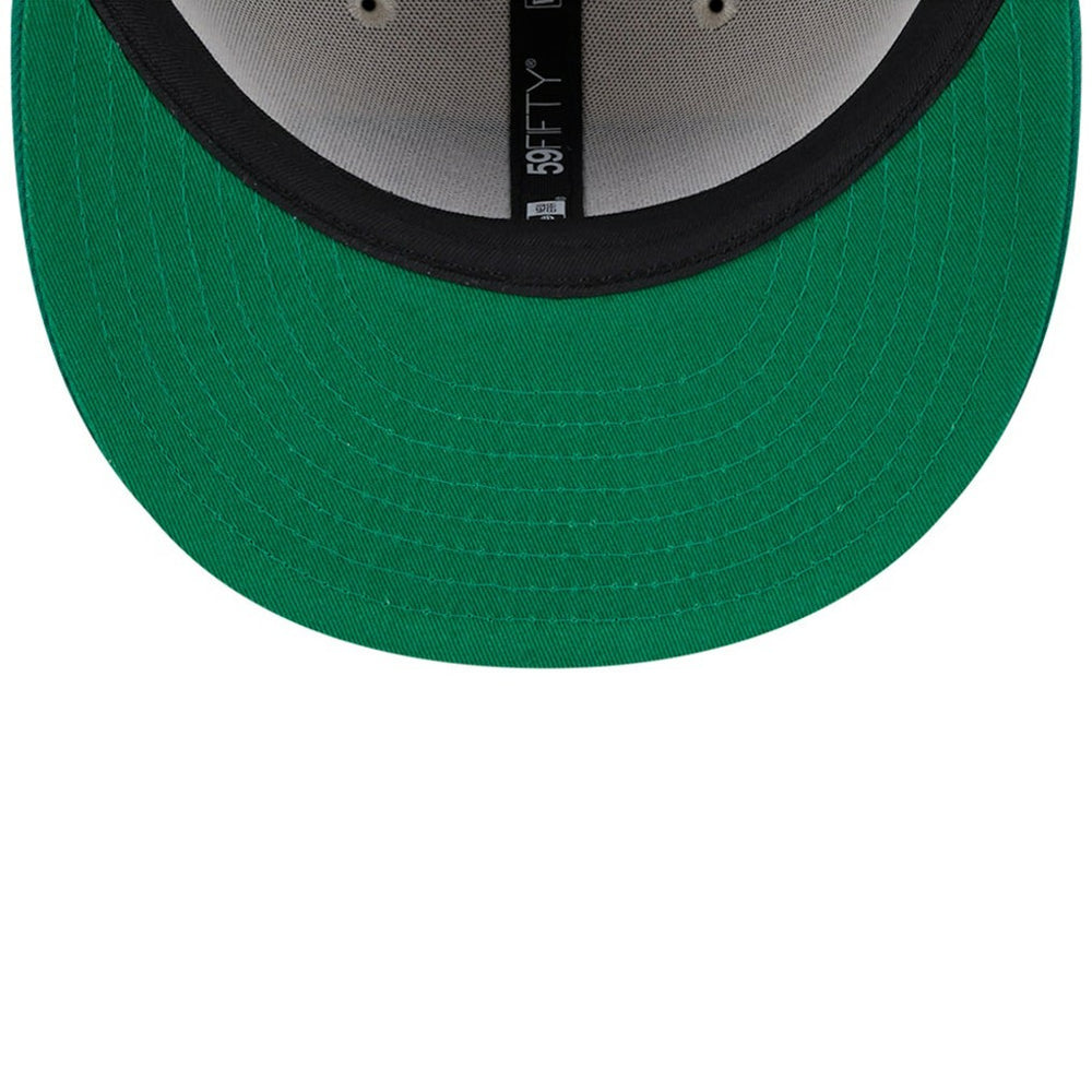 Philadelphia Eagles New Era 2024 Sideline Historic 59FIFTY Fitted Hat Stone/Kelly Green | NFL