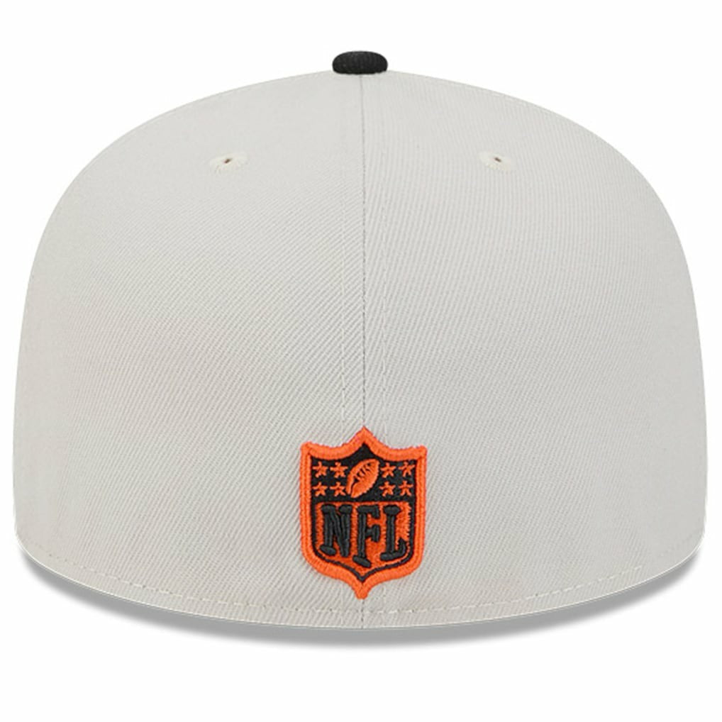 Cincinnati Bengals New Era 2024 Sideline Historic 59FIFTY Fitted Hat Stone/Black | NFL