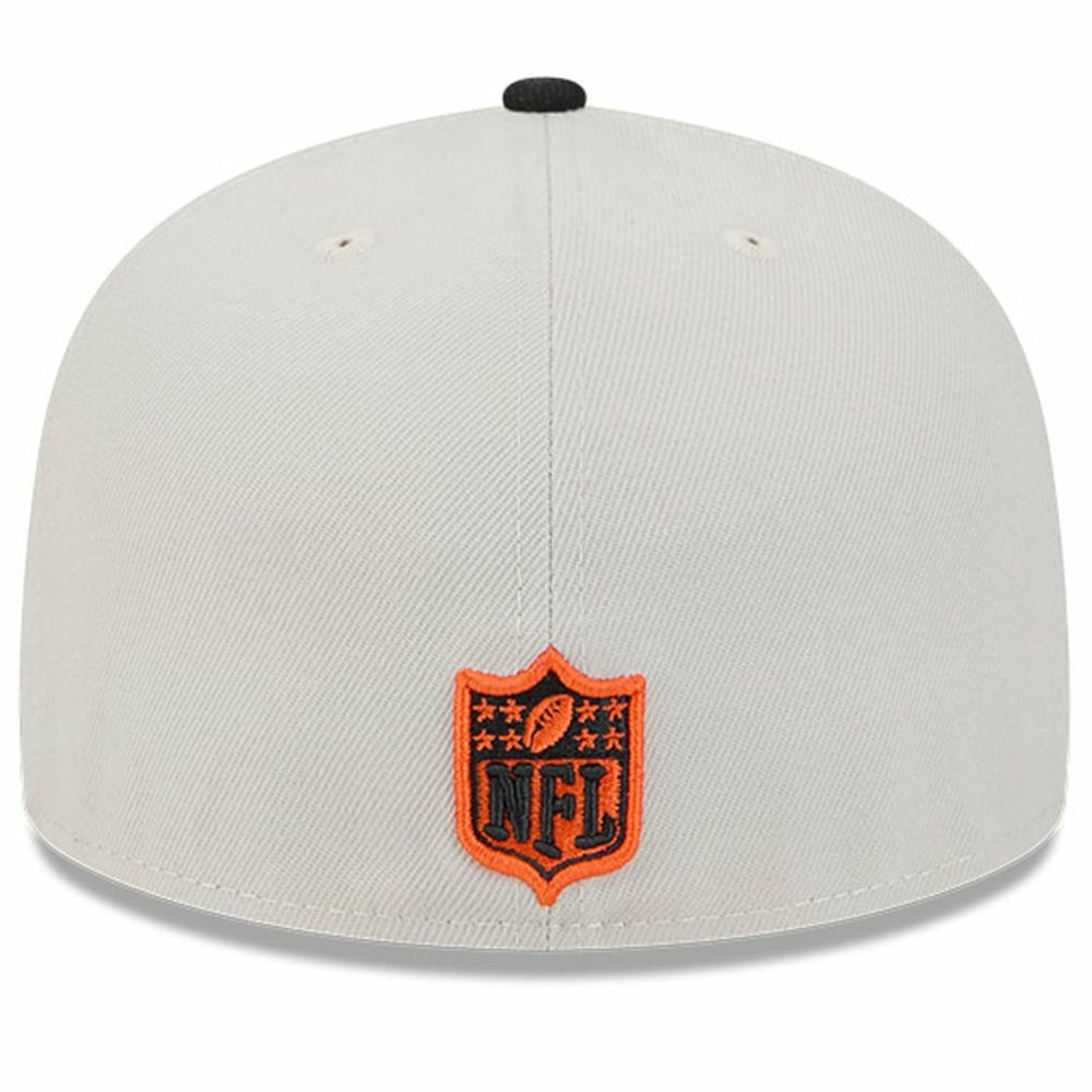 Cincinnati Bengals New Era 2024 Sideline Historic 59FIFTY Fitted Hat Stone/Black | NFL