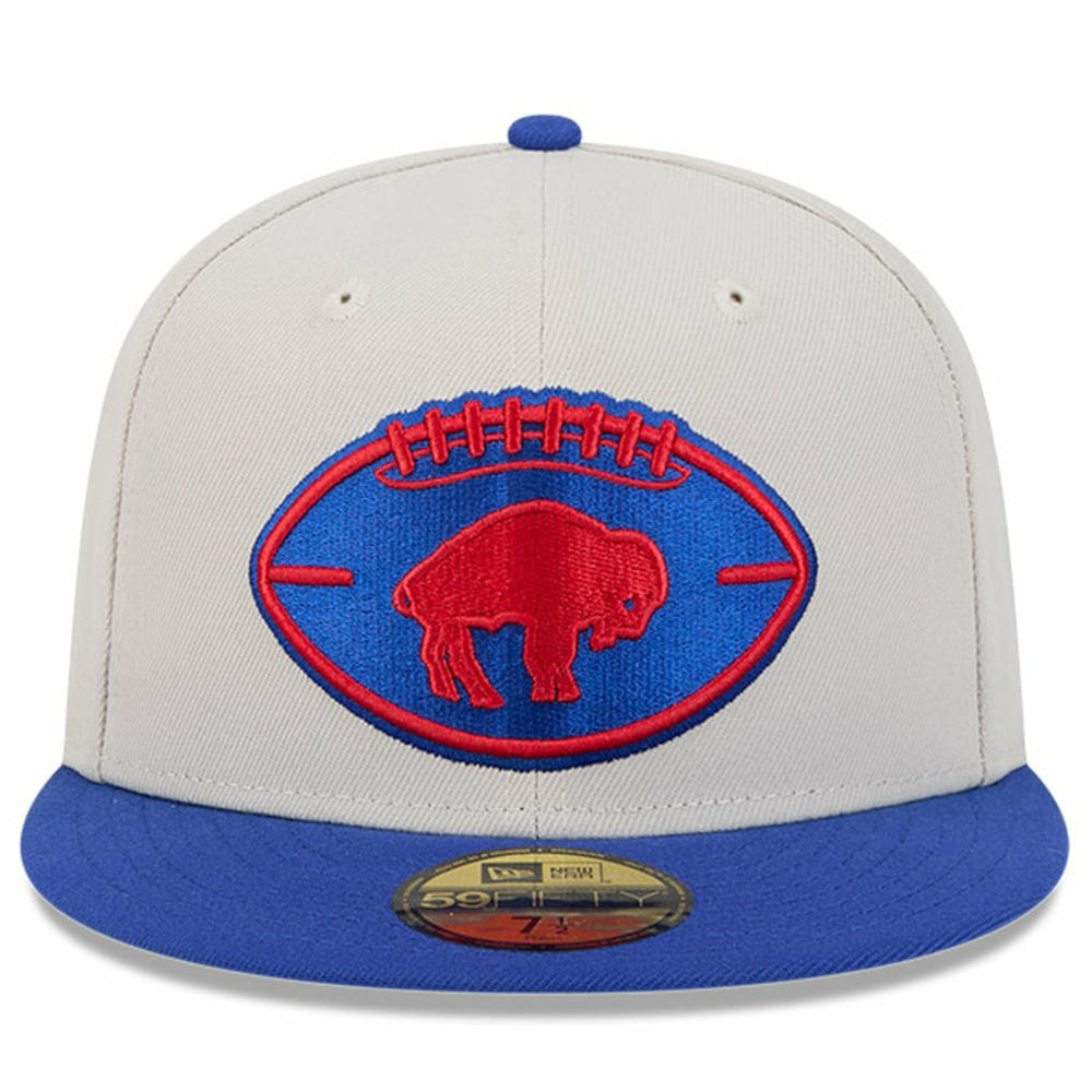 Buffalo Bills New Era 2024 Sideline Historic 59FIFTY Fitted Hat Stone/Royal | NFL