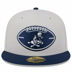 Dallas Cowboys New Era 2024 Sideline Historic 59FIFTY Fitted Hat Stone/Navy | NFL