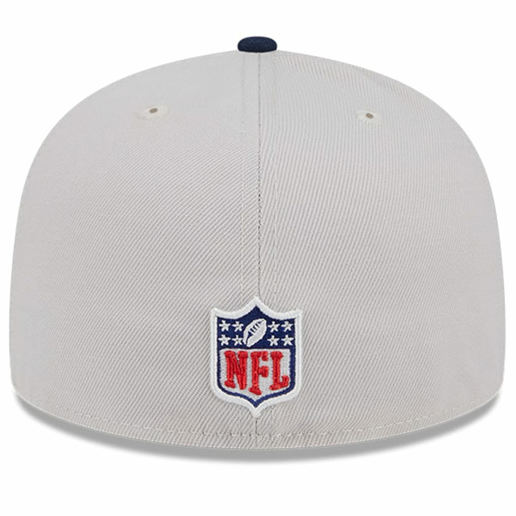 Dallas Cowboys New Era 2024 Sideline Historic 59FIFTY Fitted Hat Stone/Navy | NFL