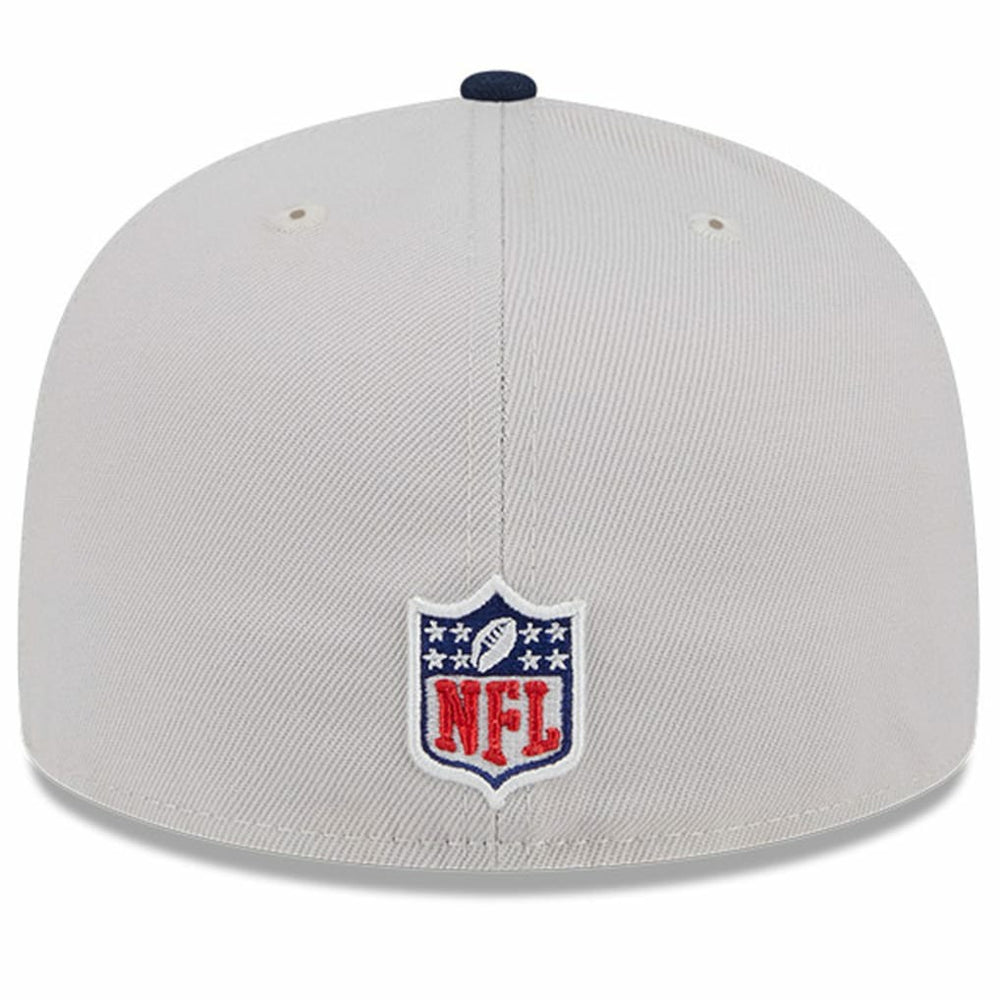 Dallas Cowboys New Era 2024 Sideline Historic 59FIFTY Fitted Hat Stone/Navy | NFL