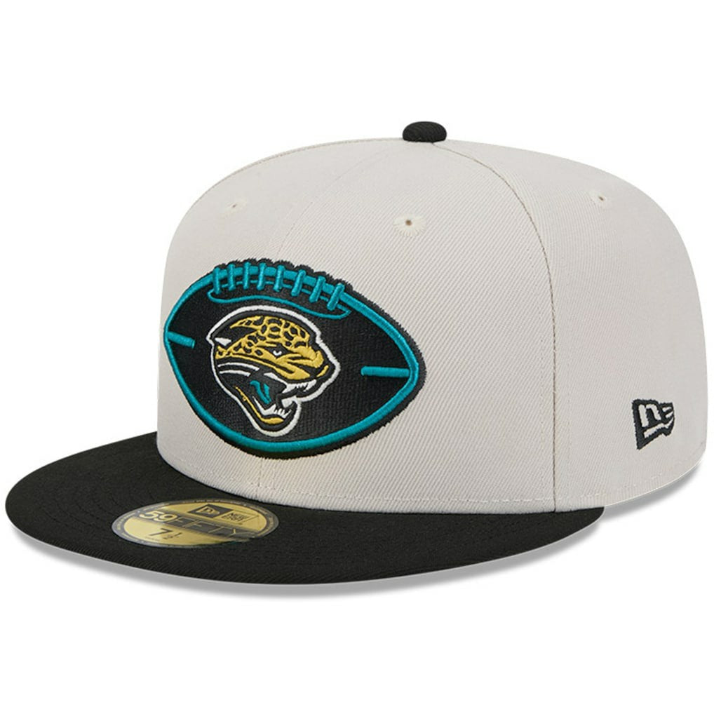 Jacksonville Jaguars New Era 2024 Sideline Historic 59FIFTY Fitted Hat Stone/Black | NFL