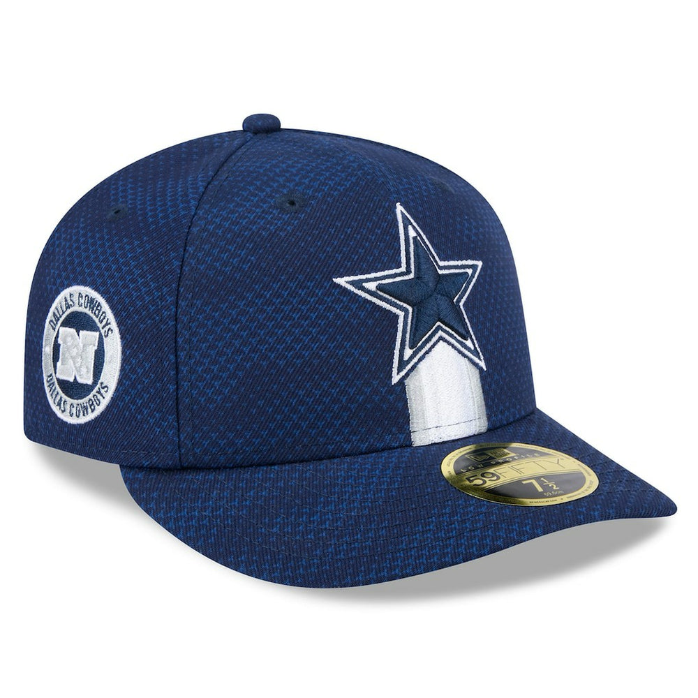 Dallas Cowboys New Era 2024 Sideline Low Profile 59FIFTY Fitted Hat Navy | NFL