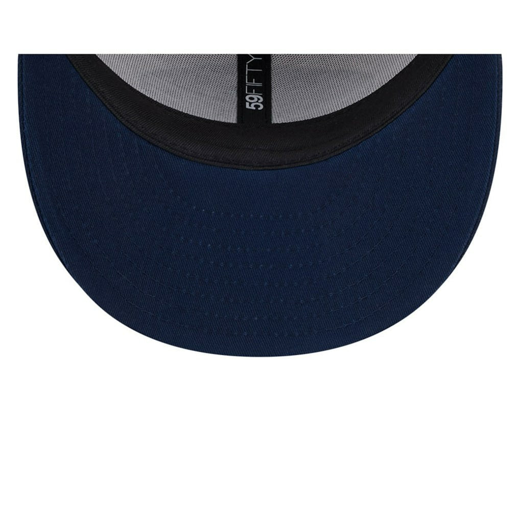 Dallas Cowboys New Era Male 2024 Sideline Historic Low Profile 59FIFTY Fitted Hat Stone/Navy | NFL