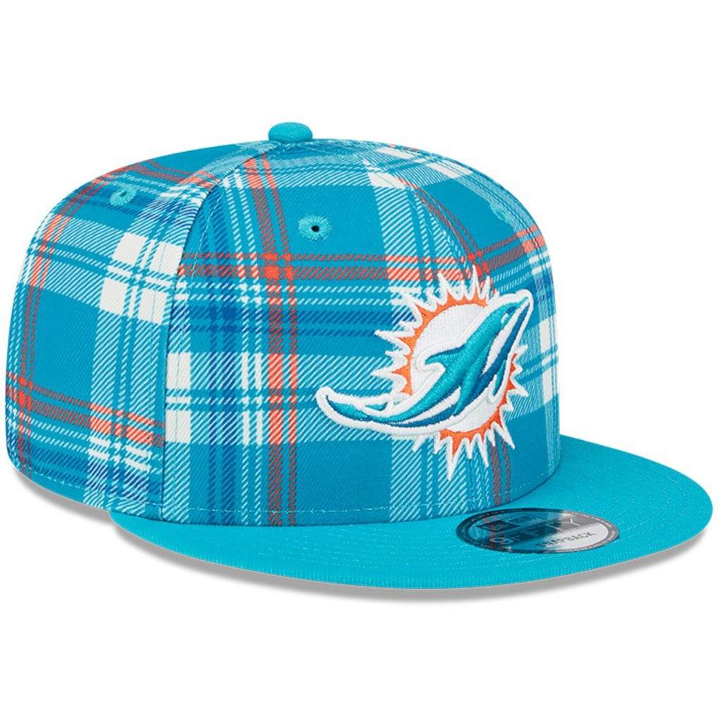 Miami Dolphins New Era 2024 Sideline Statement 9FIFTY Snapback Hat Aqua | NFL