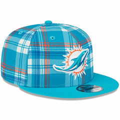 Miami Dolphins New Era 2024 Sideline Statement 9FIFTY Snapback Hat Aqua | NFL