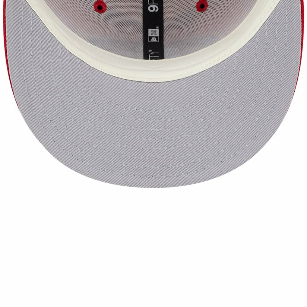 San Francisco 49ers New Era 2024 Sideline Statement 9FIFTY Snapback Hat Scarlet | NFL