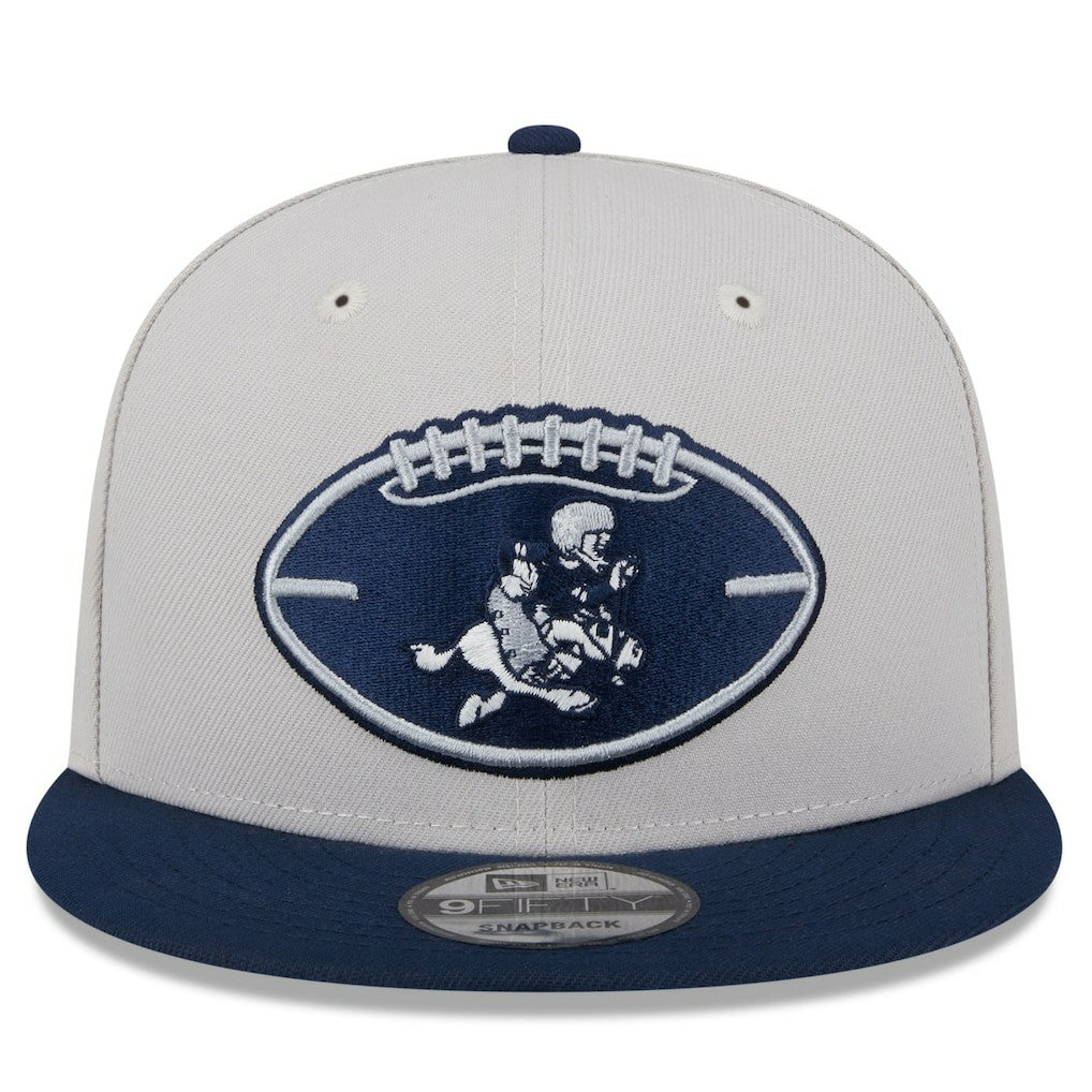 Dallas Cowboys New Era 2024 Sideline Historic 9FIFTY Snapback Hat Stone/Navy | NFL