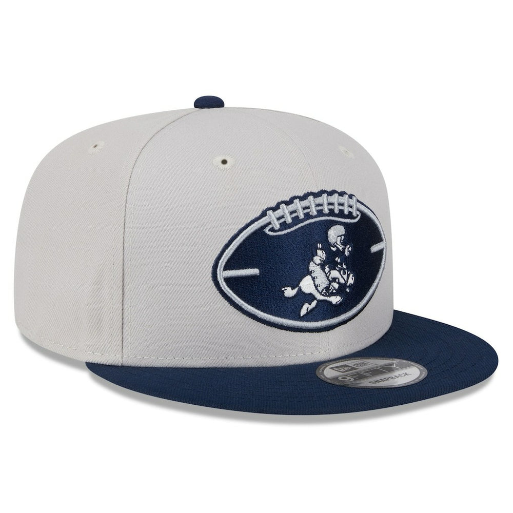 Dallas Cowboys New Era 2024 Sideline Historic 9FIFTY Snapback Hat Stone/Navy | NFL