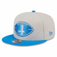 Detroit Lions New Era 2024 Sideline Historic 9FIFTY Snapback Hat Stone/Blue | NFL