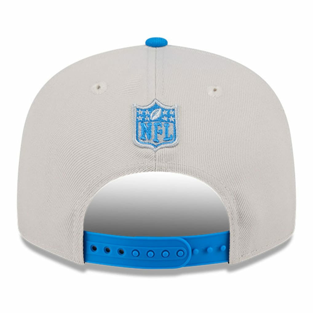 Detroit Lions New Era 2024 Sideline Historic 9FIFTY Snapback Hat Stone/Blue | NFL