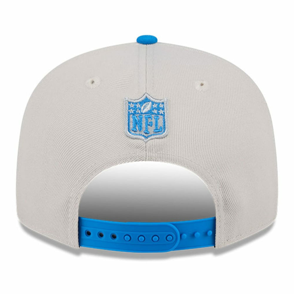 Detroit Lions New Era 2024 Sideline Historic 9FIFTY Snapback Hat Stone/Blue | NFL
