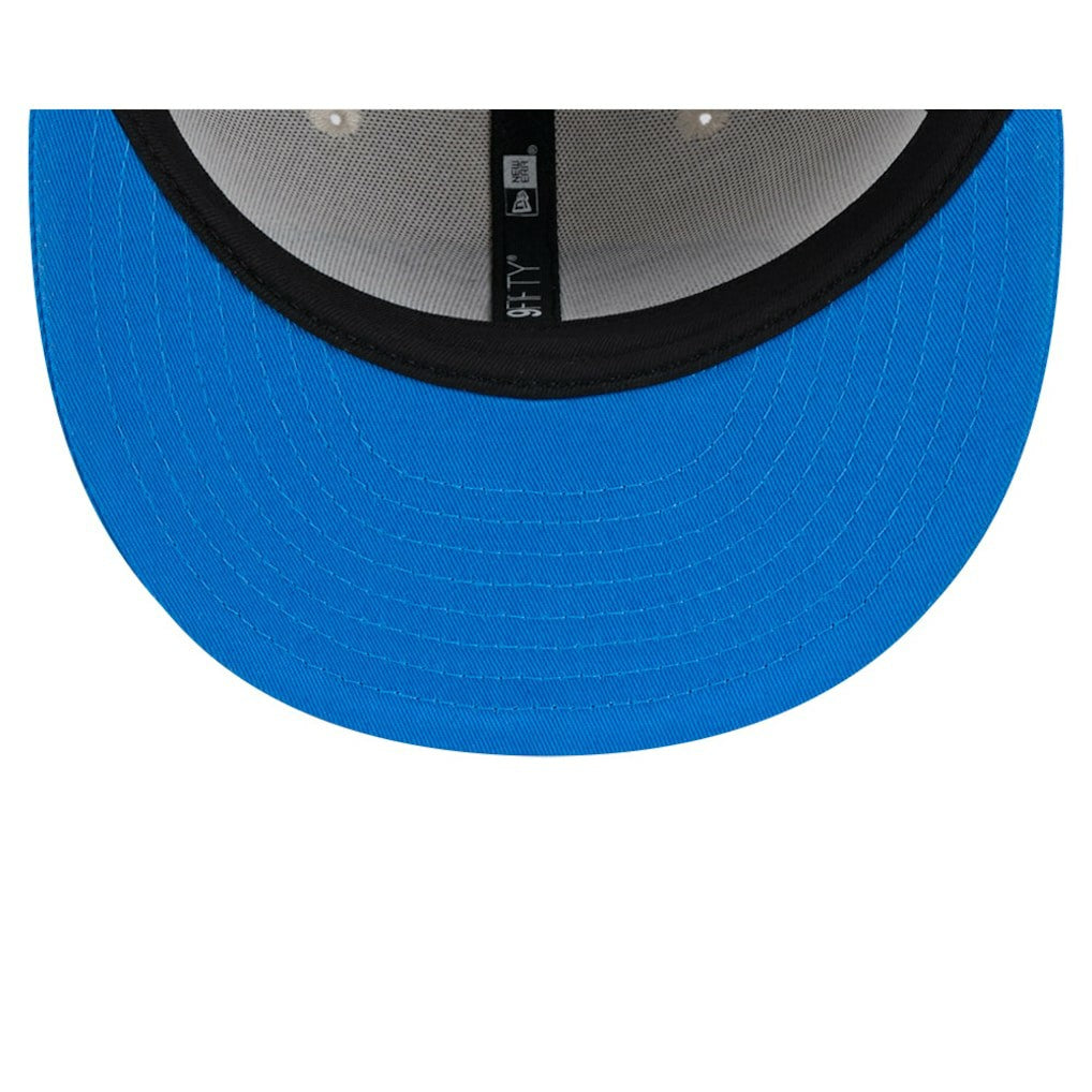 Detroit Lions New Era 2024 Sideline Historic 9FIFTY Snapback Hat Stone/Blue | NFL