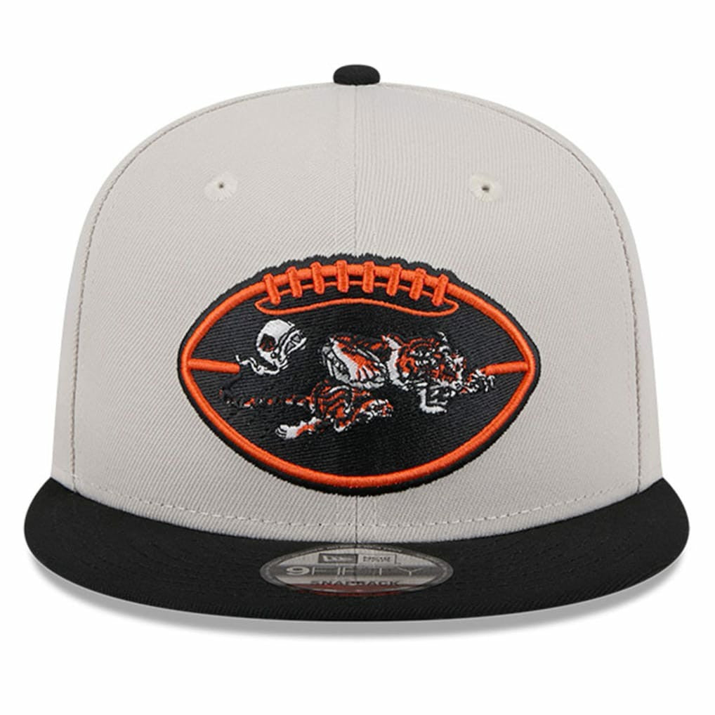 Cincinnati Bengals New Era 2024 Sideline Historic 9FIFTY Snapback Hat Stone/Black | NFL