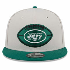 New York Jets New Era 2024 Sideline Historic 9FIFTY Snapback Hat Stone/Green | NFL