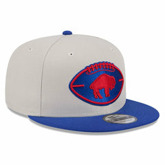 Buffalo Bills New Era 2024 Sideline Historic 9FIFTY Snapback Hat Stone/Royal | NFL