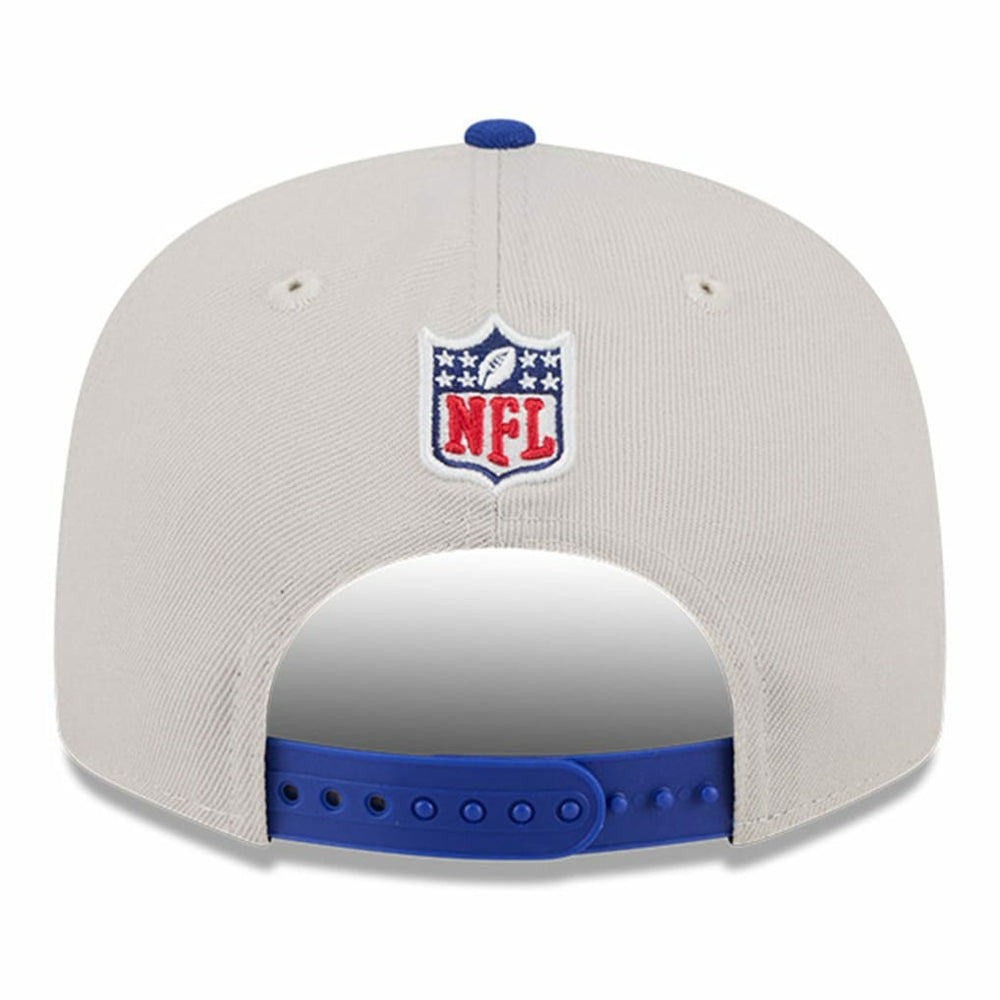 Buffalo Bills New Era 2024 Sideline Historic 9FIFTY Snapback Hat Stone/Royal | NFL