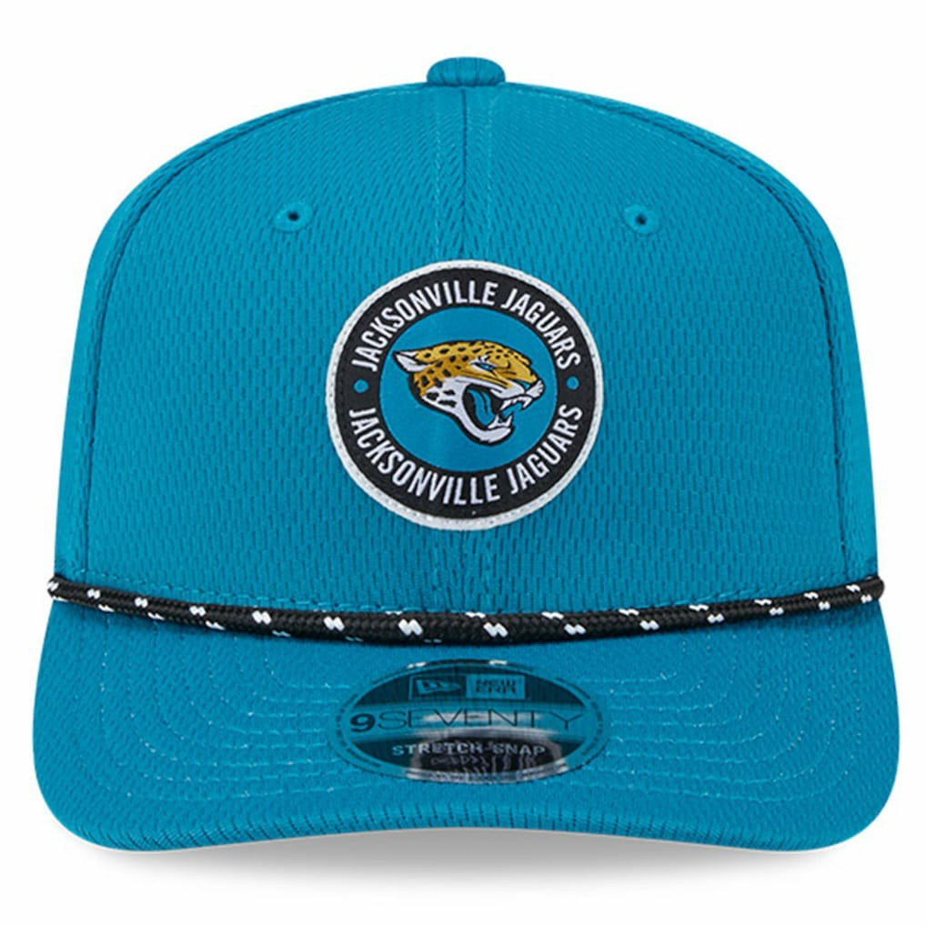 Jacksonville Jaguars New Era 2024 Sideline 9SEVENTY Stretch-Snap Hat Teal | NFL