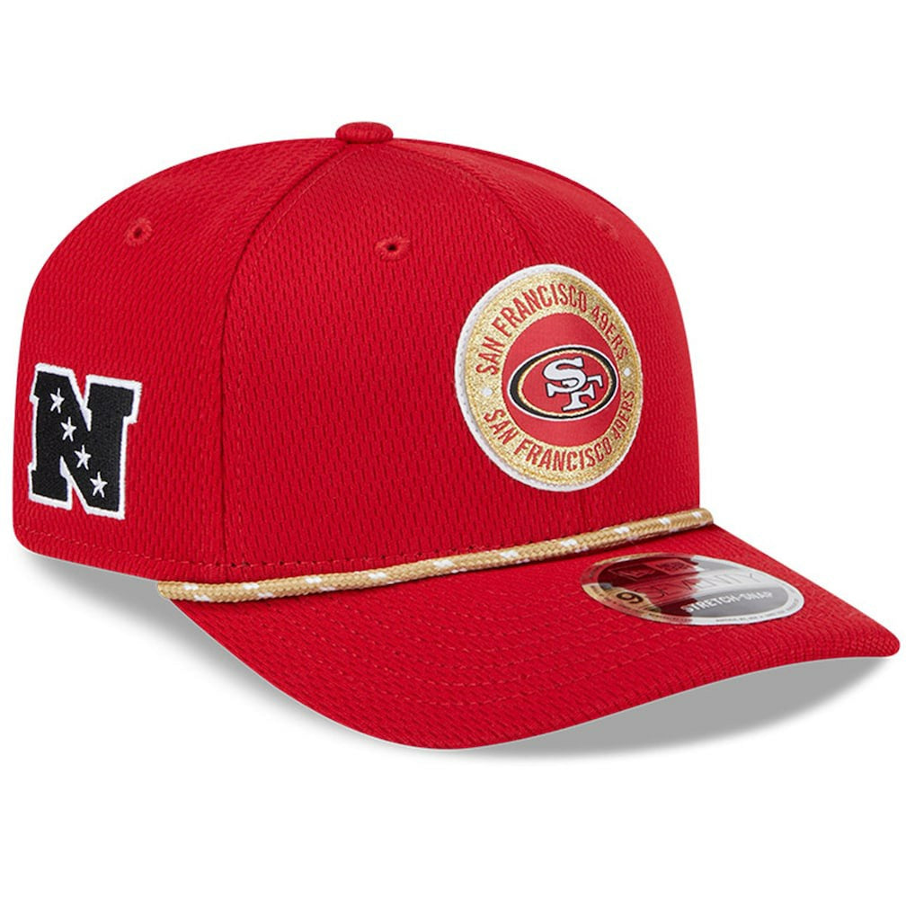 San Francisco 49ers New Era 2024 Sideline 9SEVENTY Stretch-Snap Hat Scarlet | NFL
