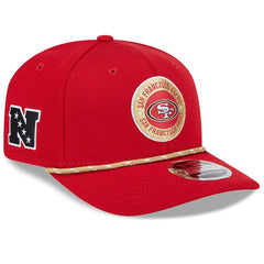 San Francisco 49ers New Era 2024 Sideline 9SEVENTY Stretch-Snap Hat Scarlet | NFL