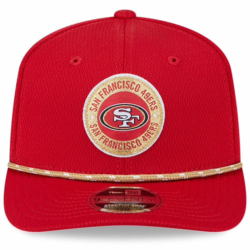San Francisco 49ers New Era 2024 Sideline 9SEVENTY Stretch-Snap Hat Scarlet | NFL
