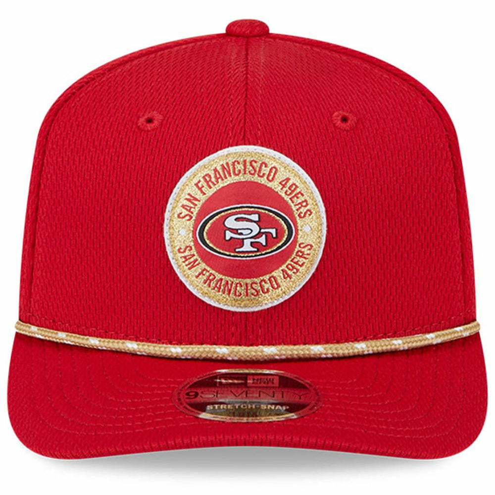 San Francisco 49ers New Era 2024 Sideline 9SEVENTY Stretch-Snap Hat Scarlet | NFL