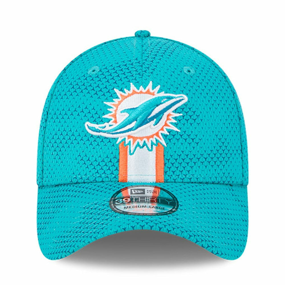 Miami Dolphins New Era 2024 Sideline 39THIRTY Flex Hat Aqua | NFL
