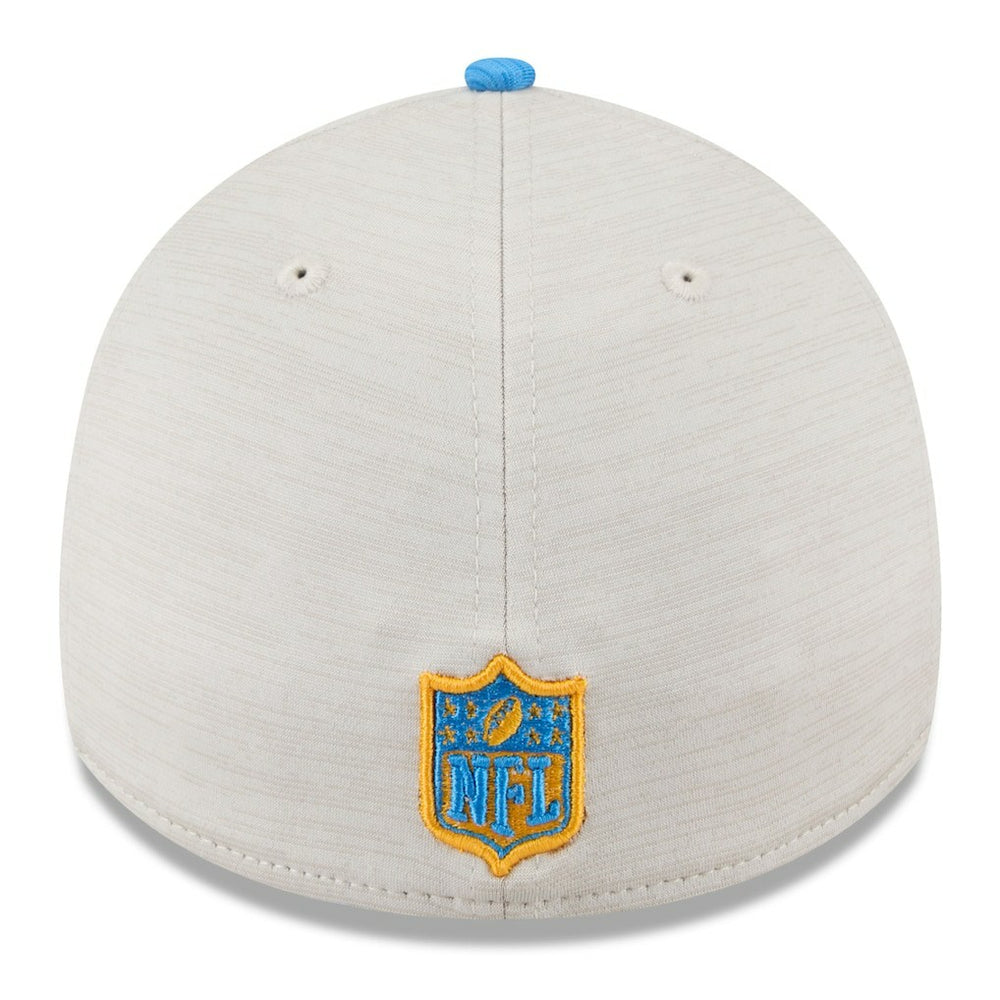 Los Angeles Chargers New Era 2024 Sideline Historic 39THIRTY Flex Hat Stone/Blue | NFL