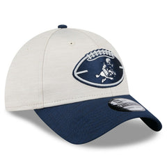 Dallas Cowboys New Era 2024 Sideline Historic 39THIRTY Flex Hat Stone/Navy | NFL