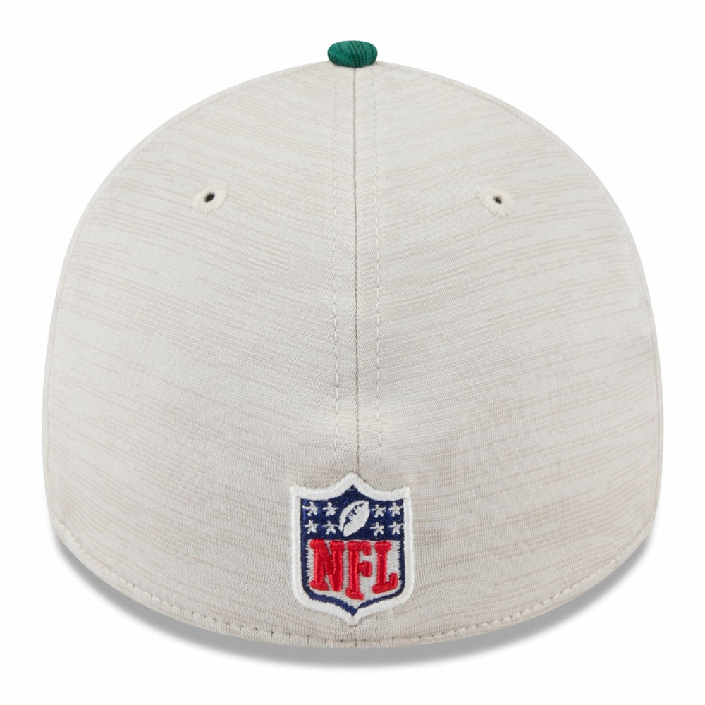 New York Jets New Era 2024 Sideline Historic 39THIRTY Flex Hat Stone/Green | NFL