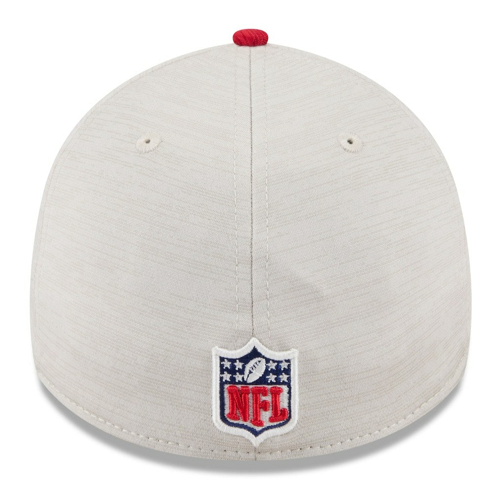 San Francisco 49ers New Era 2024 Sideline Historic 39THIRTY Flex Hat Stone/Scarlet | NFL