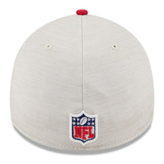 San Francisco 49ers New Era 2024 Sideline Historic 39THIRTY Flex Hat Stone/Scarlet | NFL