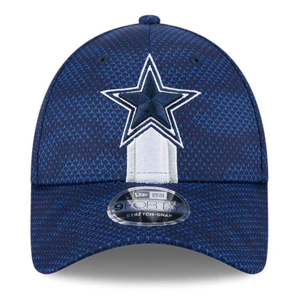 Dallas Cowboys New Era 2024 Sideline 9FORTY Stretch-Snap Hat Navy | NFL