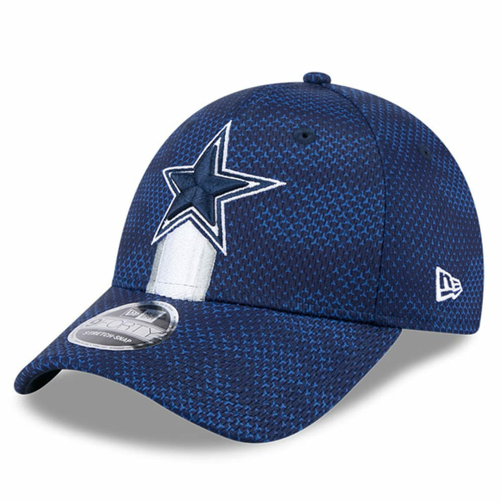 Dallas Cowboys New Era 2024 Sideline 9FORTY Stretch-Snap Hat Navy | NFL
