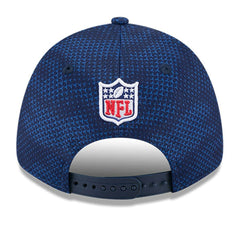 Dallas Cowboys New Era 2024 Sideline 9FORTY Stretch-Snap Hat Navy | NFL