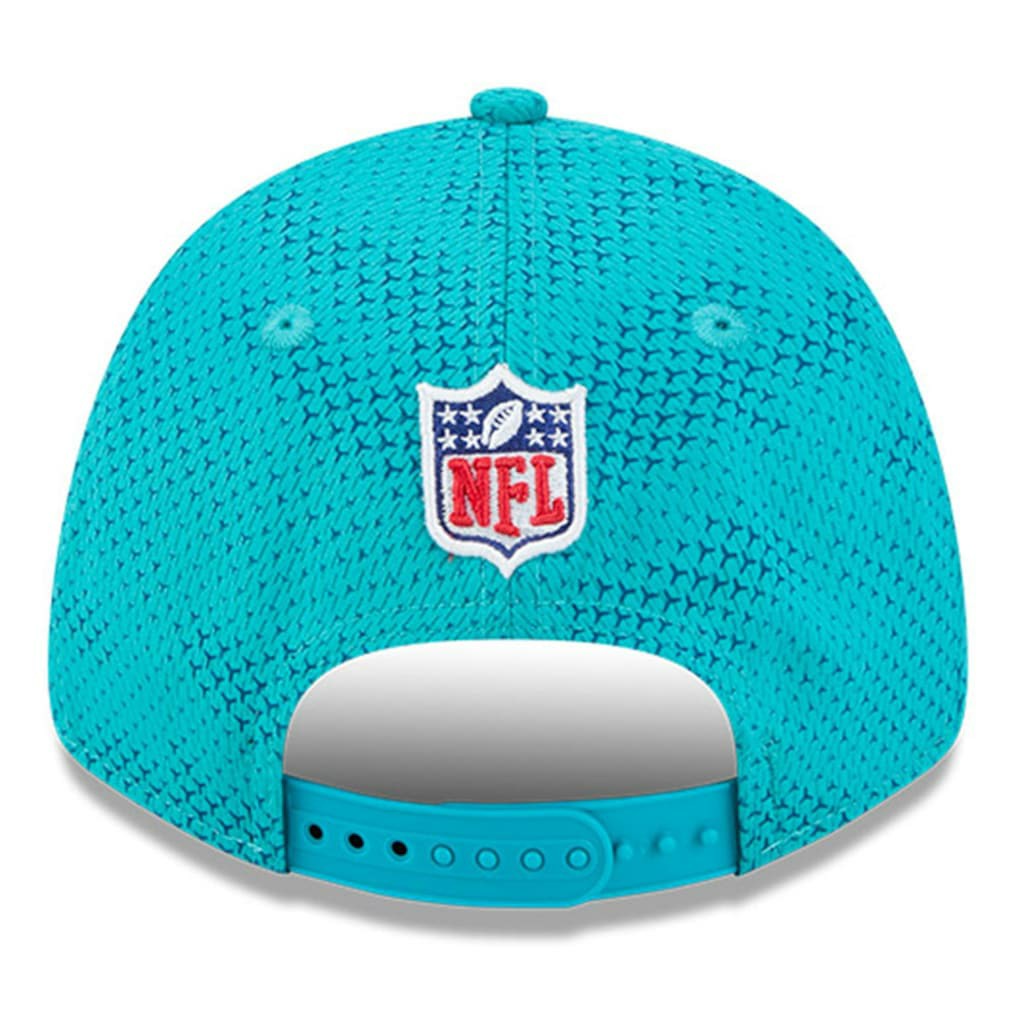 Miami Dolphins New Era 2024 Sideline 9FORTY Stretch-Snap Hat Aqua | NFL