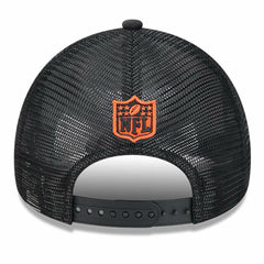 Cincinnati Bengals New Era 2024 Sideline Historic 9FORTY A-Frame Trucker Adjustable Hat Stone/Black | NFL