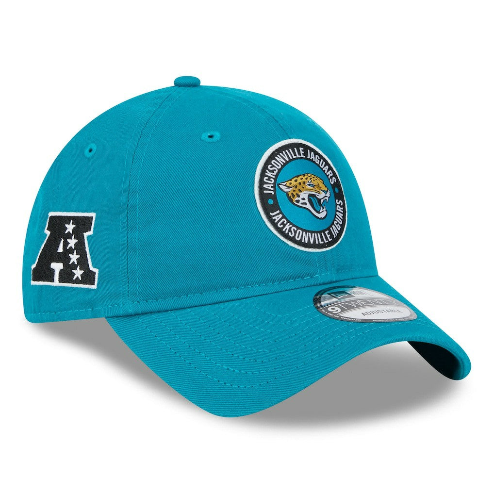 Jacksonville Jaguars New Era 2024 Sideline 9TWENTY Adjustable Hat Teal | NFL