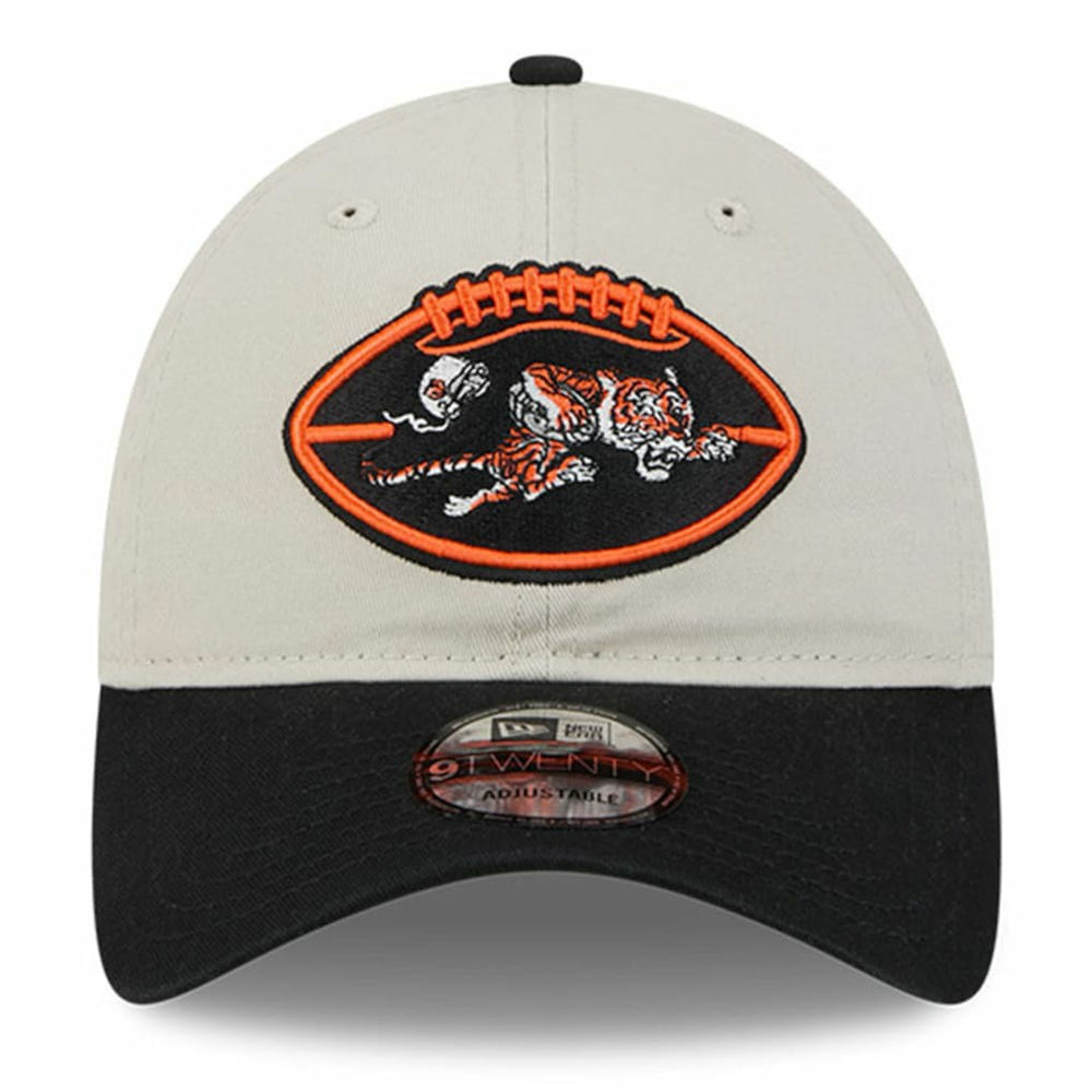 Cincinnati Bengals New Era 2024 Sideline Historic 9TWENTY Adjustable Hat Stone/Black | NFL