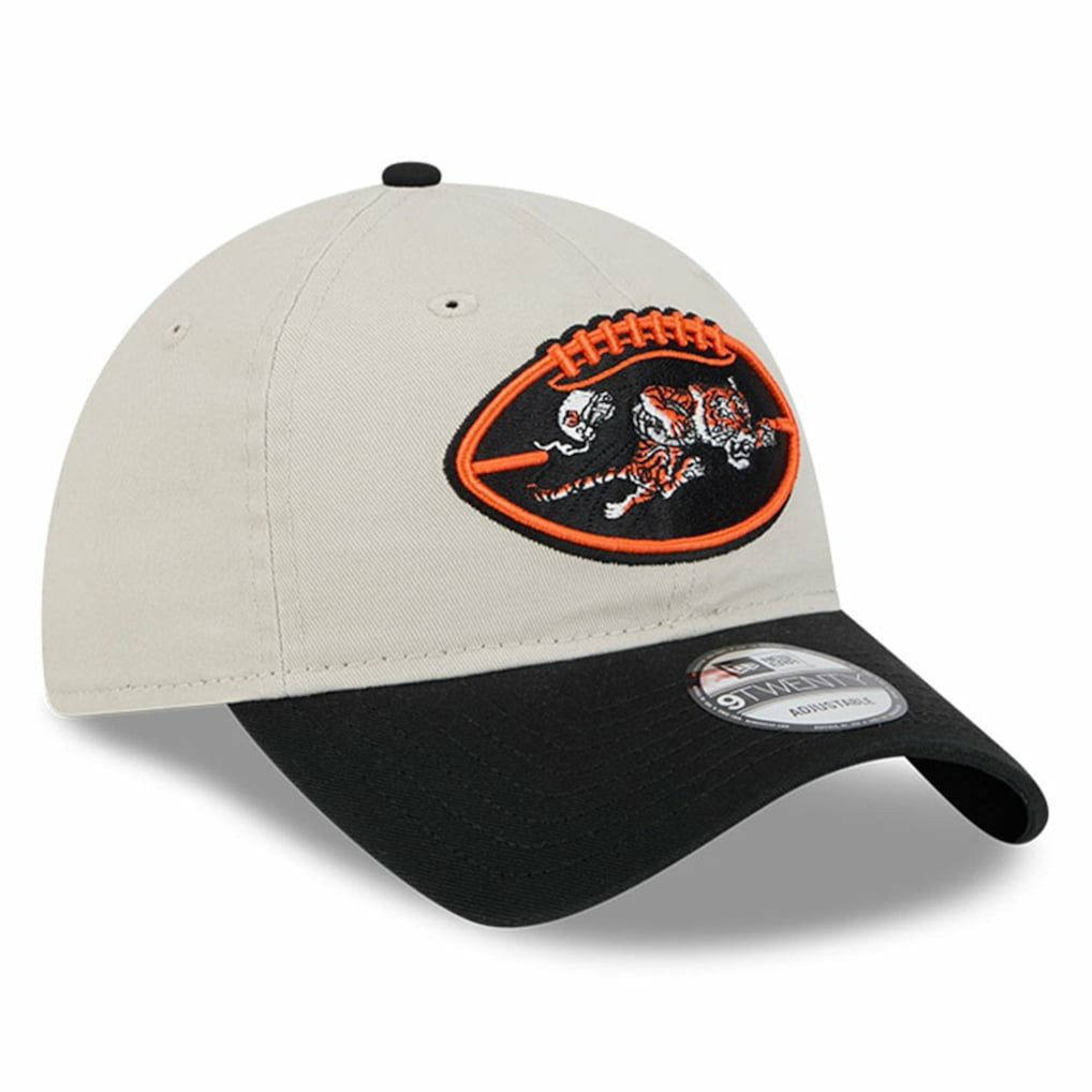 Cincinnati Bengals New Era 2024 Sideline Historic 9TWENTY Adjustable Hat Stone/Black | NFL
