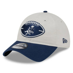 Dallas Cowboys New Era 2024 Sideline Historic 9TWENTY Adjustable Hat Stone/Navy | NFL