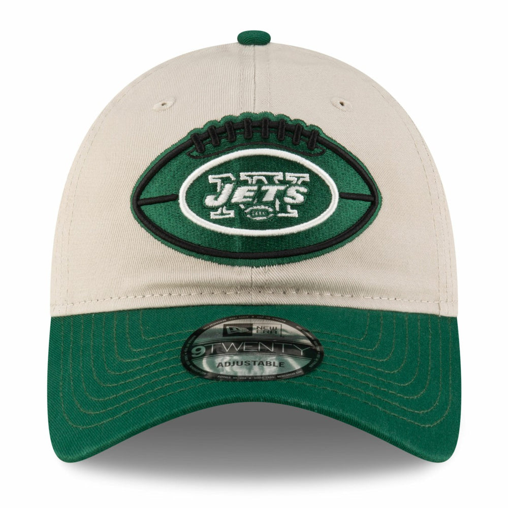 New York Jets New Era 2024 Sideline Historic 9TWENTY Adjustable Hat Stone/Green | NFL